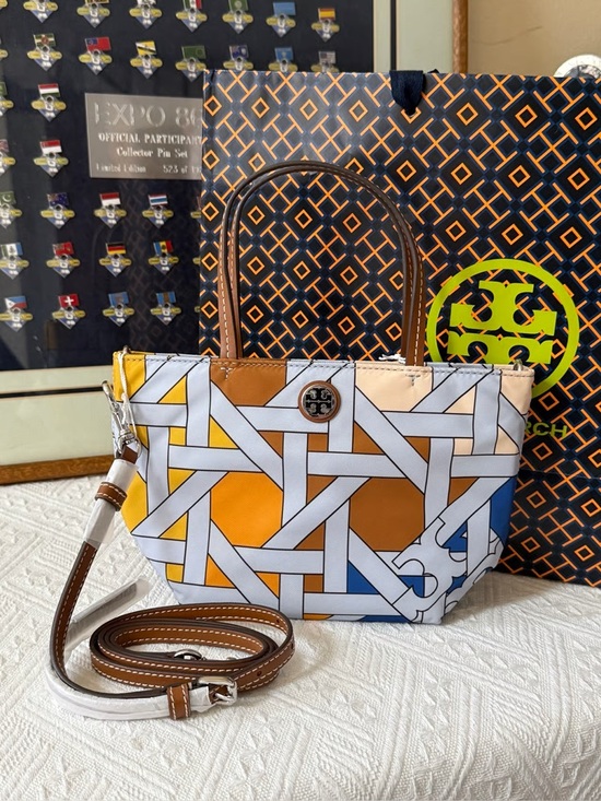Tory Burch Handbags - Tory Burch NYLON PRINTED MINI TOTE